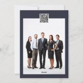 料理クリスマスツリーシェフビジネスケータリング シーズンカード (裏面)