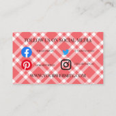 料理ケータリングチリメキシコ料理店 名刺 (裏面)