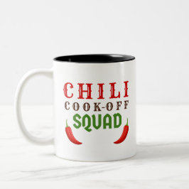 料理コンペティションチリ調理師オフスクワッド ツートーンマグカップ