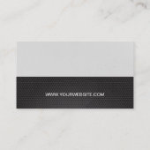 料理シェフウィスク | レストランのオーナー 名刺 (裏面)