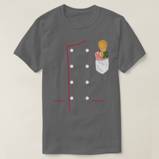 料理シェフコート料理均一グリル調理師 Tシャツ (デザイン正面)
