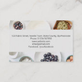 料理シェフフードケータリング 名刺 (裏面)