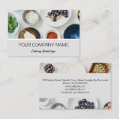 料理シェフフードケータリング 名刺 (正面/裏面)