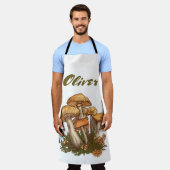 料理シェフマッシュルームエプロン エプロン (着用した状態)