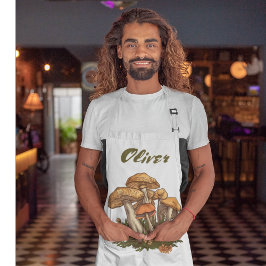 料理シェフマッシュルームエプロン エプロン