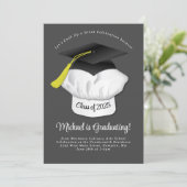 料理シェフ卒業パーティー招待状 招待状 (スタンド正面)