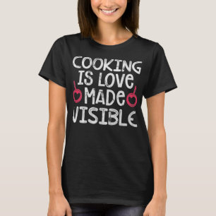 料理シェフ調理師料動揺して理 Tシャツ