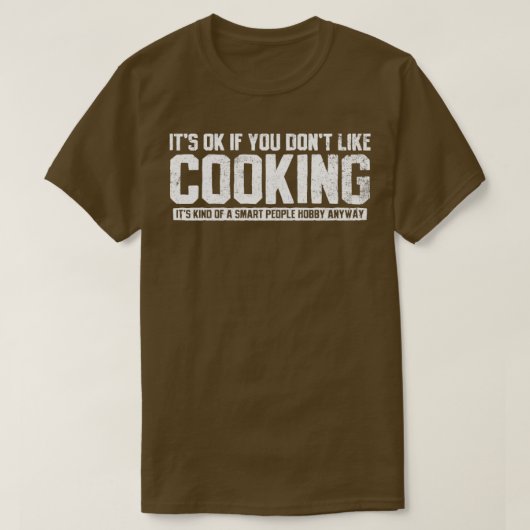 料理シェフ調理師 Tシャツ (デザイン正面)