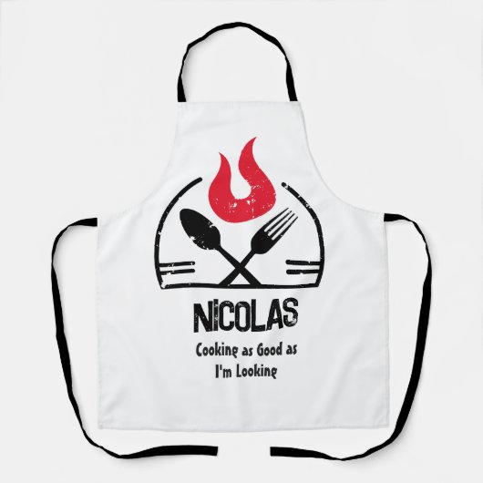 料理シェフ エプロン (正面)