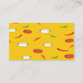 料理シェフ 名刺 (裏面)