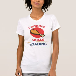 料理スキルを身につける 料理の先生 Tシャツ