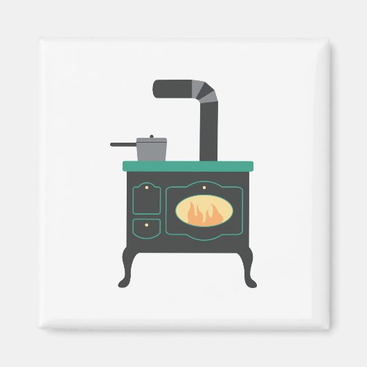 料理ストーブ マグネット (正面)