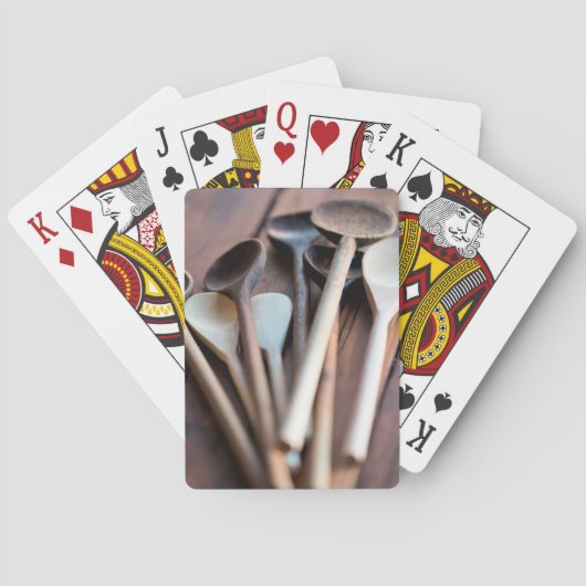 料理スプーン トランプ (裏面)