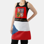 料理チェコ・チェコ国旗シェフキッチン エプロン (インサイチュ)