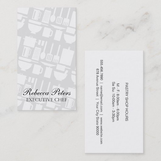 料理ツール 名刺 (正面/裏面)