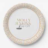 料理テーマバチェロレッテ ペーパープレート (正面)