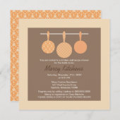 料理テーマブライダルシャワー招待状レシピテーマ 招待状 (正面/裏面)