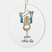 料理ナットTシャツとギフト セラミックオーナメント (左)