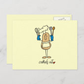 料理ナットTシャツとギフト ポストカード (正面/裏面)