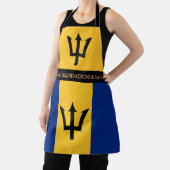 料理バルバドス&バルバドス国旗シェフスキッチン エプロン (インサイチュ)