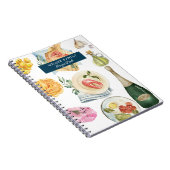 料理パーソナライズされたファミリーレシピ帳 ノートブック (右側)