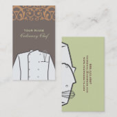 料理パーソナルシェフケータリングレストラン 名刺 (正面/裏面)