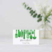 料理パーソナルシェフレストラングリーンケータリング 名刺 (スタンド正面)