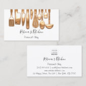 料理パーソナルシェフレストランゴールデンケータリング 名刺 (正面/裏面)