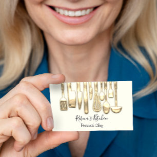 料理パーソナルシェフレストランゴールデンナイフ 名刺