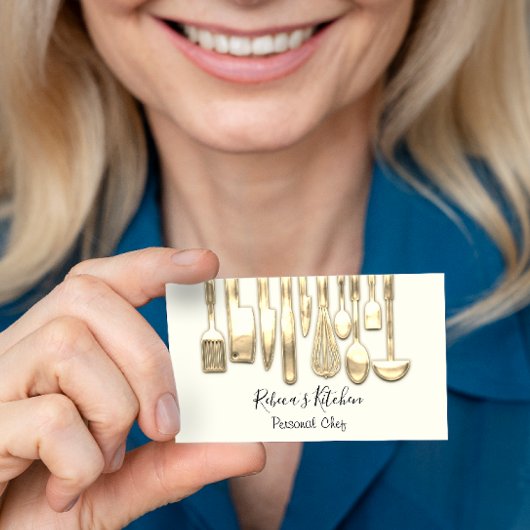 料理パーソナルシェフレストランゴールデンナイフ 名刺