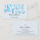 料理パーソナルシェフレストランブルーケータリング 名刺 (正面/裏面)