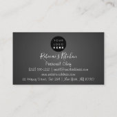 料理パーソナルシェフレストラン料理クラフト 名刺 (裏面)