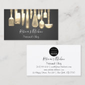 料理パーソナルシェフレストラン料理ボード 名刺 (正面/裏面)