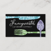 料理ファンシーの器食べ物師のケータリング料理ツアー 名刺 (正面)