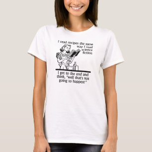 料理フィクション面白Tシャツ Tシャツ