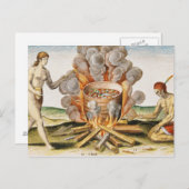 料理フードインアテラコッタポット ポストカード (正面/裏面)