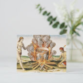 料理フードインアテラコッタポット ポストカード (スタンド正面)