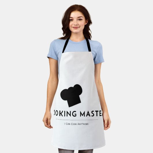 料理マスター エプロン (着用した状態)