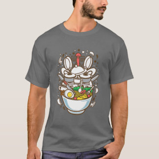 料理ラーメン、このシ素晴らしャツはどんなラーメンL用 Tシャツ