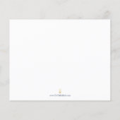 料理レシピカードトロピカルグリーン (裏面)