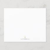 料理レシピカード熱帯フローラ緑 (裏面)