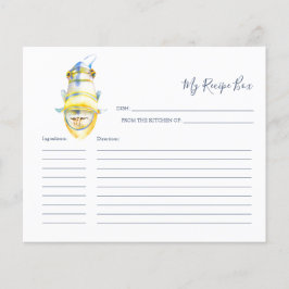 料理レシピカード熱帯魚