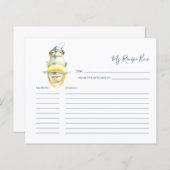 料理レシピカード熱帯魚 (正面/裏面)