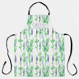 料理レストランカフェラベンダーフラワーズ エプロン