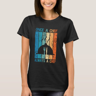 料理レストランフード調理師ワンスシェフ Tシャツ