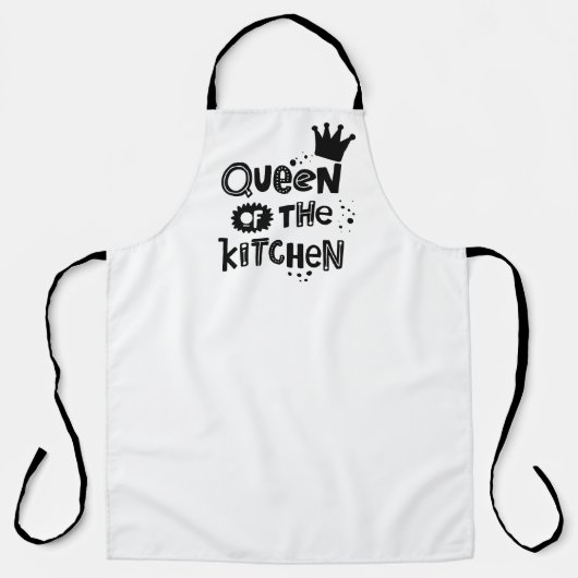 料理ロイヤルティ:キッチンクイーン エプロン (正面)
