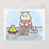 料理中 ポストカード (正面)