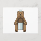 料理人としてクマがいる ポストカード (正面)