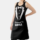 料理人におもしろい扮した意見をパーソナライズ エプロン (インサイチュ)