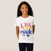 料理人にキス Tシャツ (正面フル)